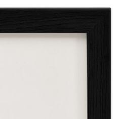 Greatstore Dvoudílný fotorámeček černý 2 x (21 x 29,7 cm)