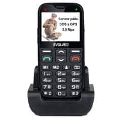 Evolveo EasyPhone XG s nabíjecím stojánkem, Black