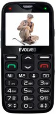 Evolveo EasyPhone XG s nabíjecím stojánkem, Black