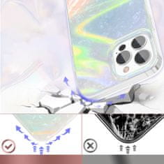 Kingxbar Shell Series silikonové pouzdro na iPhone 13 Pro MAX 6.7" white
