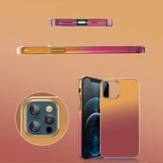 Kingxbar Aurora Series pouzdro na iPhone 12 Pro MAX 6.7" Orange-red