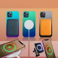 Kingxbar Aurora Series pouzdro na iPhone 12 Pro MAX 6.7" Orange-red