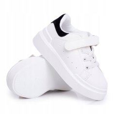 Dětská sportovní obuv na suchý zip White velikost 33