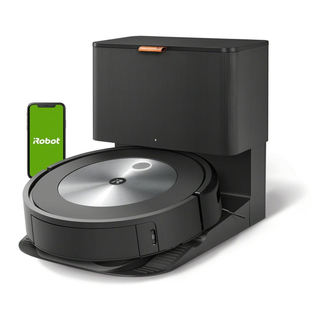 Levně IROBOT robotický vysavač Roomba j7+ (Černá) + prodloužená záruka 3 roky