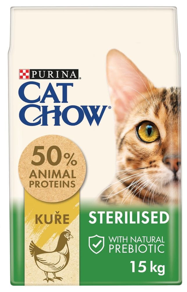 Levně Purina Cat Chow STERILISED 15 kg