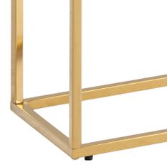 Design Scandinavia Konzolový stolek Alisma, 110 cm, zlatá