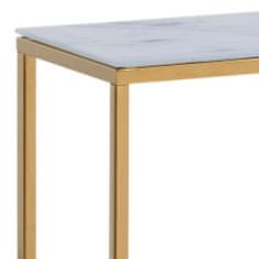 Design Scandinavia Konzolový stolek Alisma, 110 cm, zlatá