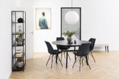 Design Scandinavia Jídelní stůl Roxby, 140 cm, černá