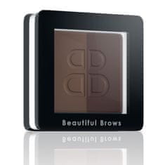Beautiful Brows DUO Minerální pigment na obočí: Dark Brown/Choco 1,985g