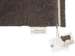 Lorena Canals Vlněný koberec Steppe - Sheep Brown 80x140