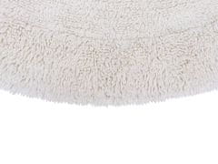 Lorena Canals Vlněný koberec Arctic Circle - Sheep White 250x250 (průměr) kruh