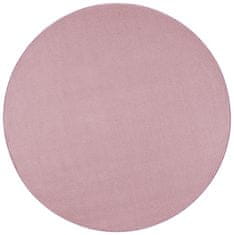Hanse Home Kusový koberec Nasty 104446 Light-Rose 133x133 (průměr) kruh