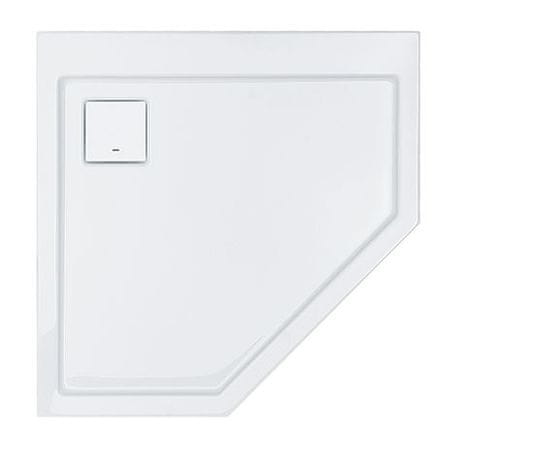 Sanplast Sanplast Sprchová vanička pětiúhelníková, akrylát BPK/SPACE 90x90x3~graphit matný 615-110-0530-26-000
