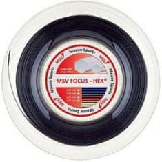 MSV Focus HEX tenisový výplet 200 m černá Průměr: 1,27