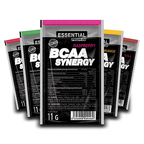 Prom-IN Essential BCAA Synergy 11 g zelené jablko