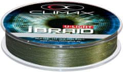 Climax Pletená šňůra Climax iBraid U-Light Oliva 135m 0,08mm / 6kg