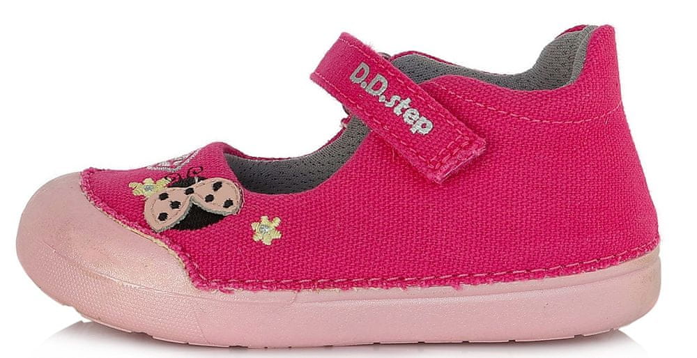 D-D-step dívčí sandály C066-589A růžová 22 - zánovní
