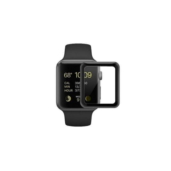 Coteetci Coteetci 4D Black Rim tvrzené sklo pro Apple Watch 3 / 2 / 1 ,Velikost 42mm 42mm