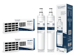 Aqua Crystalis Vodní filtr AC-200S + antibakteriální filtr AC-ANT pro lednice Whirlpool - set 2+2