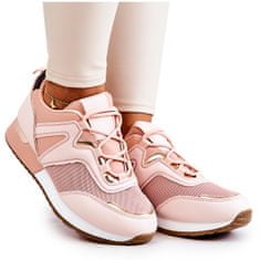 Růžová sportovní obuv Ginevra Platform velikost 36