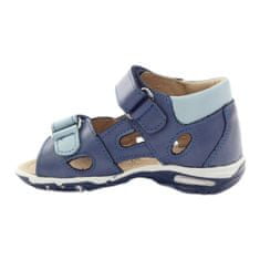 Chlapecké sandály na suchý zip Bartuś modré velikost 20