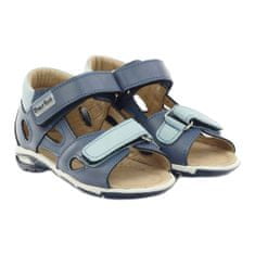 Chlapecké sandály na suchý zip Bartuś modré velikost 20