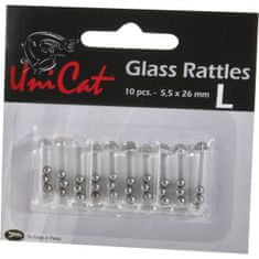 Saenger Uni Cat chrastítka Glass Rattles 4x19mm, 10ks/bal 