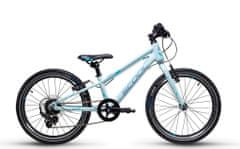 S'COOL Dětské kolo liXe race 20'' 7s modré/světlomodré (od 115 cm)