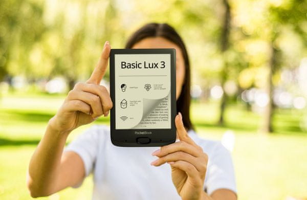 e-könyv olvasó PocketBook 617 Basic Lux 3, könnyű, kompakt, nagy memória, e-ink kijelző okos világítással nagy memória nagy kapacitású akkumulátor hosszú élettartam E-Ink kijelző alacsony súly kompakt méreteek Wi-Fi csatlakozás SMARTlight HD felbontás memóriakártya nyílás kompakt méretek