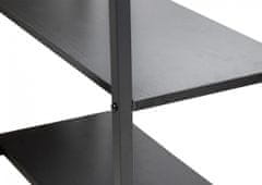 BHM Germany Psací stůl Ocala, 120 cm, černá / hnědá