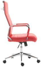 BHM Germany Kancelářská židle Kolumbus, syntetická kůže, červená