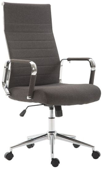 BHM Germany Kancelářská židle Kolumbus, textil, tmavě šedá