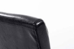 BHM Germany Jídelní židle Ina, syntetická kůže, černá