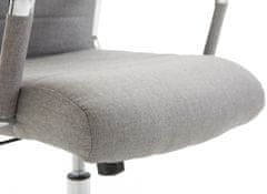 BHM Germany Kancelářská židle Kolumbus, textil, šedá