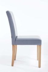 BHM Germany Jídelní židle Ina, syntetická kůže, šedá