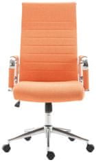 BHM Germany Kancelářská židle Kolumbus, textil, oranžová