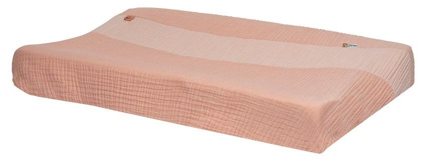 Bebe-jou Froté návlek na malou podložku Pure Cotton Pink, 72x44cm