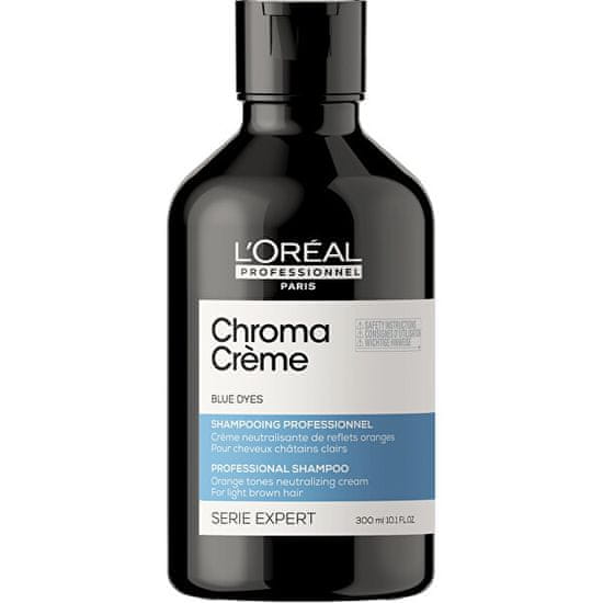 Loreal Professionnel Profesionální modrý šampon neutralizující oranžové tóny Serie Expert Chroma Crème (Blue Dyes Shampoo