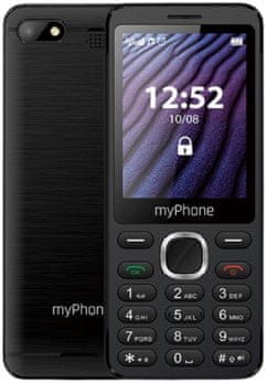myPhone Maestro 2, stylový tlačítkový telefon, 2G síť Bluetooth kompaktní tlačitkový telefon pro seniory pro nenáročné VGA fotoaparát FM rádio Dual SIM, malé rozměry