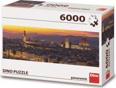Dino  Panoramatické puzzle Zlatá Florencie 6000 dílků