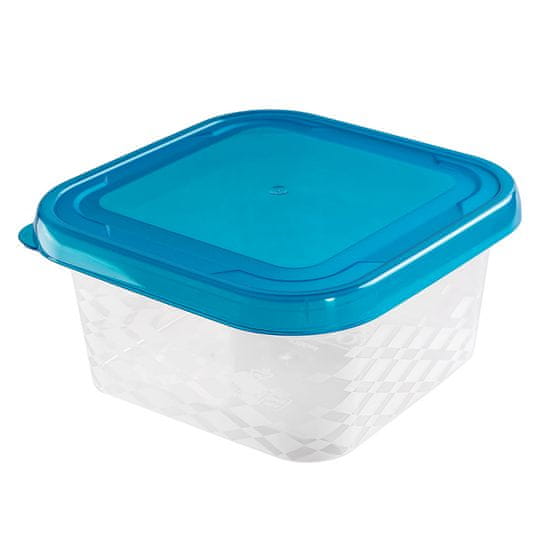 BRANQ Dóza na potraviny Blue box 1,25l - čtvercová