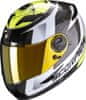 Moto přilba EXO-490 TOUR bílo/neonově žlutá XXL