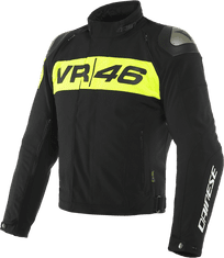 Dainese Moto bunda VR46 PODIUM D-DRY černo/neonově žlutá 56
