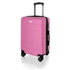 AVANCEA® Cestovní kufr DE2966 světle růžový S 55x38x25 cm