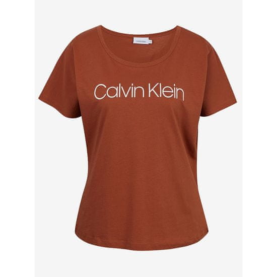 Calvin Klein Tričko Core Logo Open Neck
