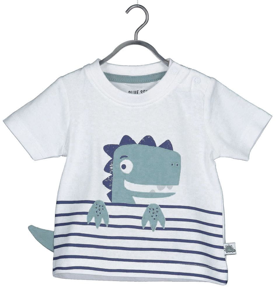 Blue Seven chlapecké tričko Dino Jungle 401053 X 68 bílá