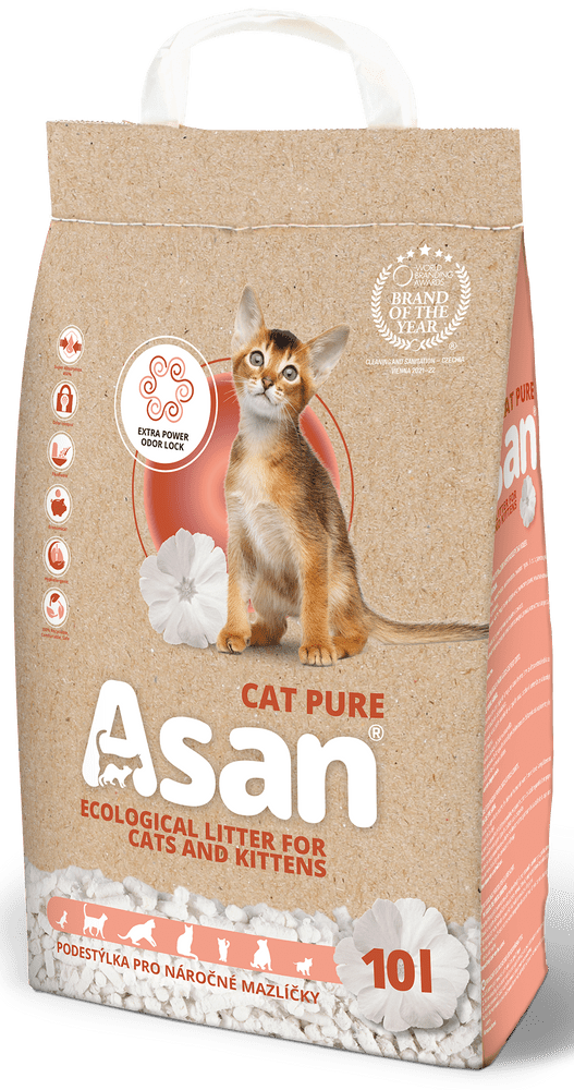 Levně Asan Cat Pure 10 l