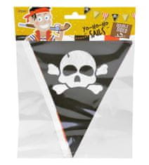 Párty girlanda pirátská baner - vlajka - 150 cm