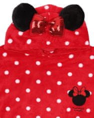 Disney Teplá červená mikina s kapucí Minnie Mouse, L-XL