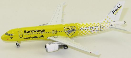 PHOENIX Airbus A320-214, společnost Eurowings, "Hertz" Colors, Německo, 1/400